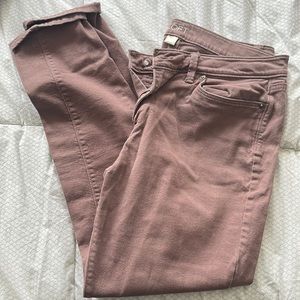 Mauve jeans